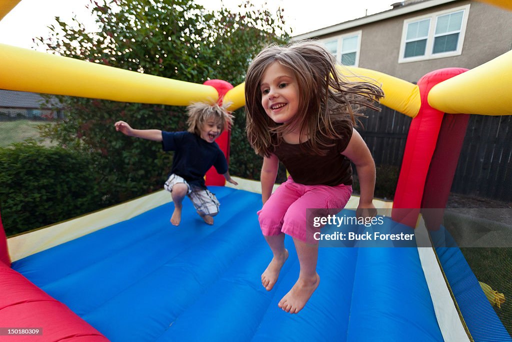 Bounce house fun