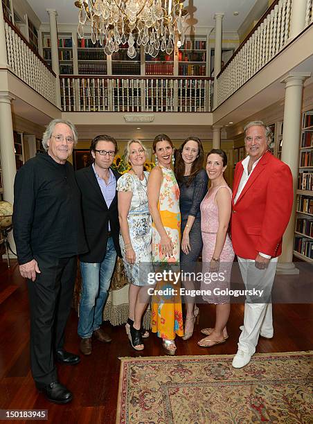 Robert Klein, Scott Annan, Ali Wentworth, Jennifer Gilbert, EmmMclaughlin, Nicola Kraus and Stewart F. Lane attend Hamptons Magazine And Cover Star...