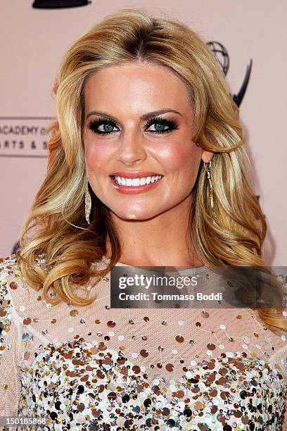Courtney Friel attends The Academy Of Television Arts & Sciences 64th Los Angeles Area EMMY Awards held at the Leonard H. Goldenson Theatre on August...