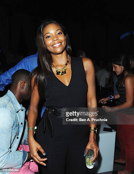 Actress Gabrielle Union parties at the Club Bud powered by Marquee at The Roundhouse on August 11, 2012 in London, England.