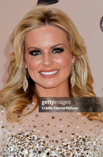 Courtney Friel attends The Academy of Television Arts & Sciences 64th Los Angeles area EMMY Awards at Leonard H. Goldenson Theatre on August 11, 2012...