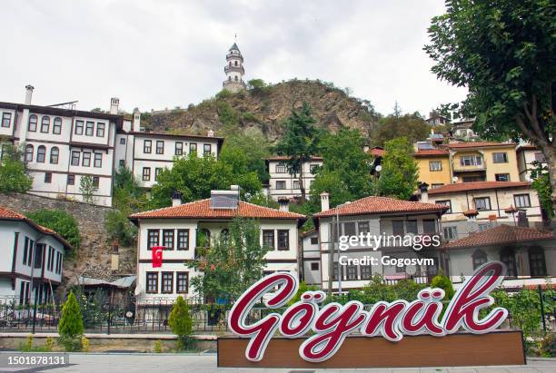 old ottoman town göynük - bolu cidade imagens e fotografias de stock