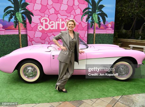 Kate McKinnon attends the press junket and photo call For "Barbie" at Four Seasons Hotel Los Angeles at Beverly Hills on June 25, 2023 in Los...