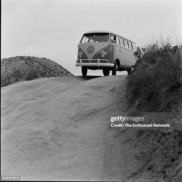 Volkswagen Kombi Micro-Bus Road Test. The VW Bus has the ability to seat eight in relative comfort with room behind the rear seat for limited storage...