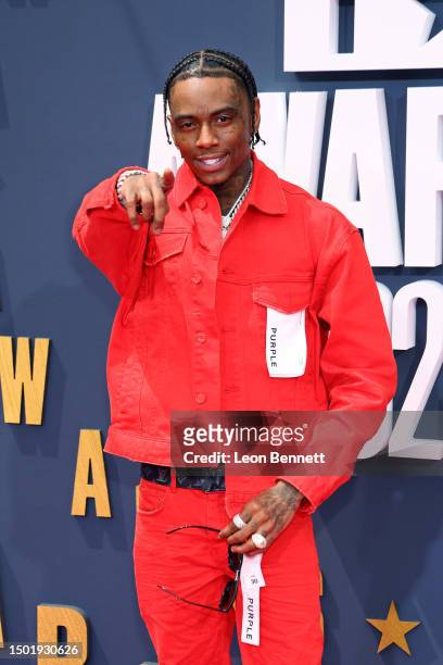 Rapper Soulja Boy attends the BET Awards 2023 at Microsoft Theater on June 25, 2023 in Los Angeles, California.