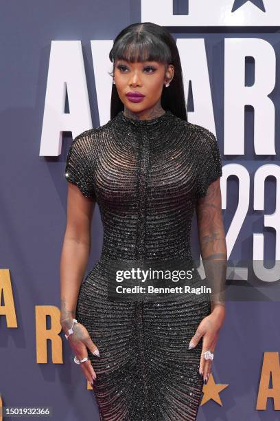 Summer Walker attends the BET Awards 2023 at Microsoft Theater on June 25, 2023 in Los Angeles, California.