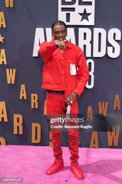 Soulja Boy attends the BET Awards 2023 at Microsoft Theater on June 25, 2023 in Los Angeles, California.