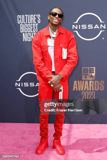 Soulja Boy attends the BET Awards 2023 at Microsoft Theater on June 25, 2023 in Los Angeles, California.