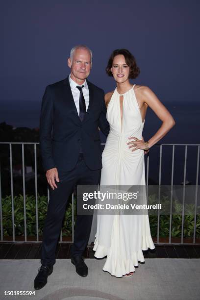 Martin McDonagh and Phoebe Waller-Bridge attend the "Indiana Jones And The Dial Of Destiny" screening at Taormina Film Festival 2023 on June 25, 2023...