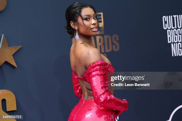 Coco Jones attends the BET Awards 2023 at Microsoft Theater on June 25, 2023 in Los Angeles, California.
