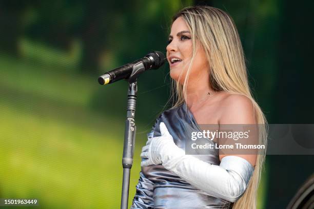 Lyra performs at BST Hyde Park Festival 2023 at Hyde Park on June 25, 2023 in London, England.