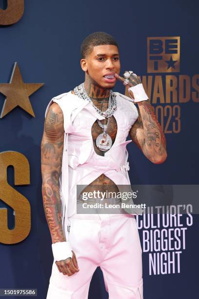 Choppa attends the BET Awards 2023 at Microsoft Theater on June 25, 2023 in Los Angeles, California.