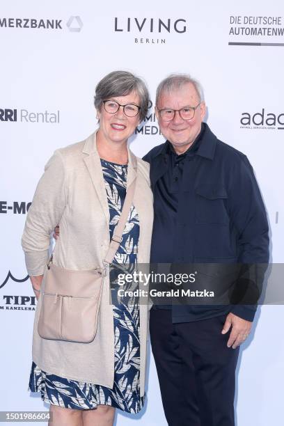 Heidrun Teusner Krol and Joachim Krol attend the German Producers Alliance Party at Tipi am Kanzleramt on July 4, 2023 in Berlin, Germany.