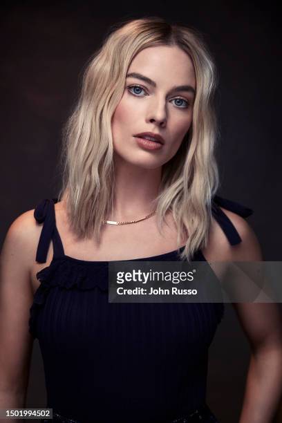 Co-founder of LuckyChap Entertainment production company Margot Robbie is photographed for MovieMaker magazine on December 8, 2019 in Los Angeles,...