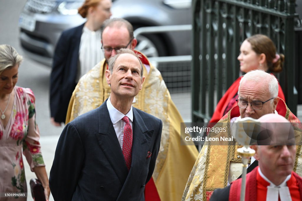 Westminster Abbey Holds Service Celebrating 75th Anniversary Of The NHS