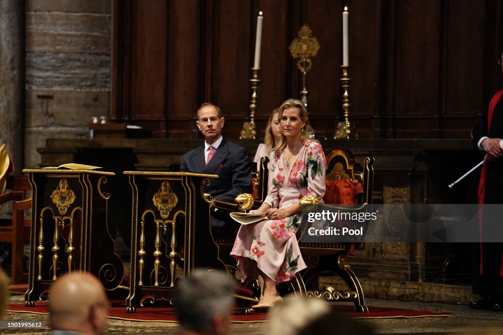Westminster Abbey Holds Service Celebrating 75th Anniversary Of The NHS