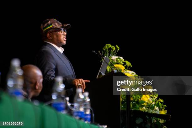 African National Congress Secretary General Fikile Mbalula at the African National Congress Western Cape Congress at the Cape Town International...