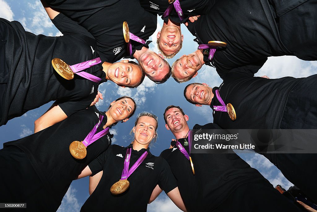 Team New Zealand Medalist Photo Call