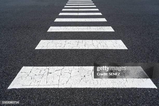 aerial view of shanghai intersection and crosing - zebra crossing abstract stock pictures, royalty-free photos & images