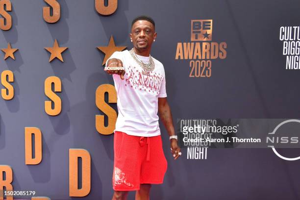 Boosie Badazz arrives at the 2023 BET Awards at Microsoft Theater on June 25, 2023 in Los Angeles, California.