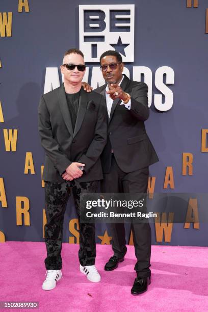 Christopher Reid and Christopher Martin of Kid 'n Play attend the BET Awards 2023 at Microsoft Theater on June 25, 2023 in Los Angeles, California.