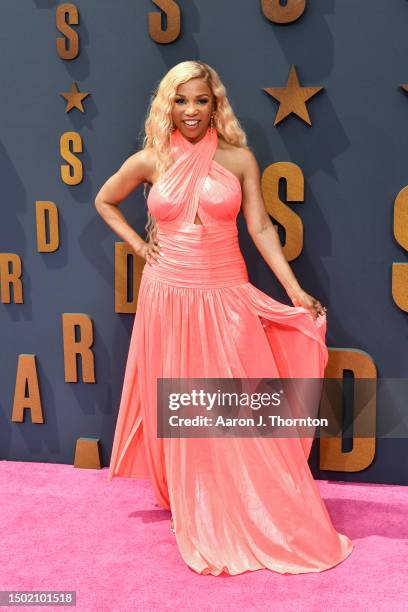 Elise Neal arrives at the 2023 BET Awards at Microsoft Theater on June 25, 2023 in Los Angeles, California.