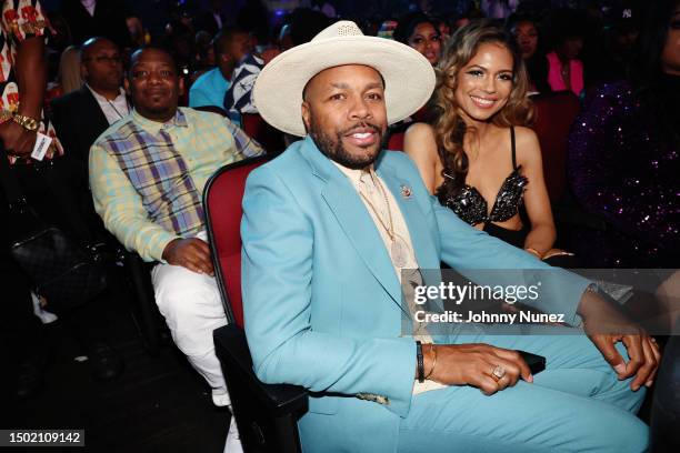 Nice and Jennifer Freeman attend the BET Awards 2023 at Microsoft Theater on June 25, 2023 in Los Angeles, California.