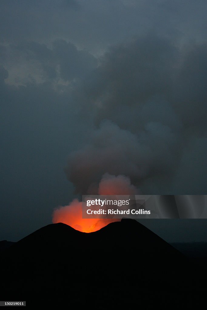 Nyamulagira volcano eruption