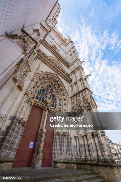 nantes cathedral, france - kathedrale von nantes stock-fotos und bilder