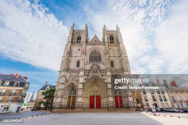 nantes cathedral, france - 南特 個照片及圖片檔