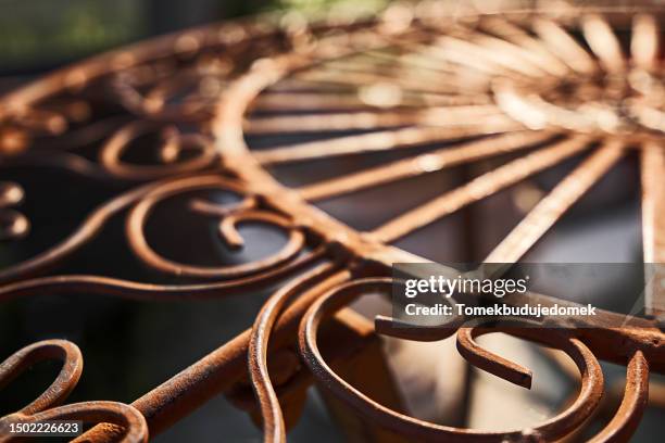 garden table - rusty stock pictures, royalty-free photos & images