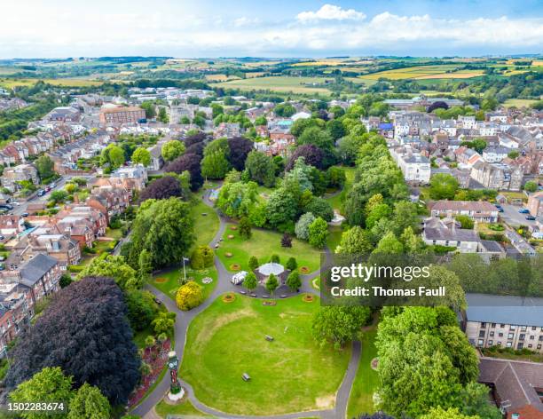 borough gardens park in dorchester - dorchester england stock pictures, royalty-free photos & images