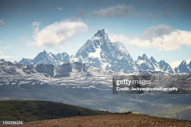 gongga, sichuan province, china - mount gongga stock pictures, royalty-free photos & images