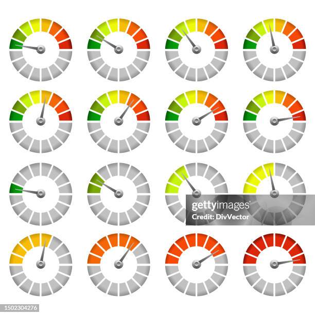 Machine Indicator Vector Level Indicator Vector Set High-Res Vector Graphic - Getty Images