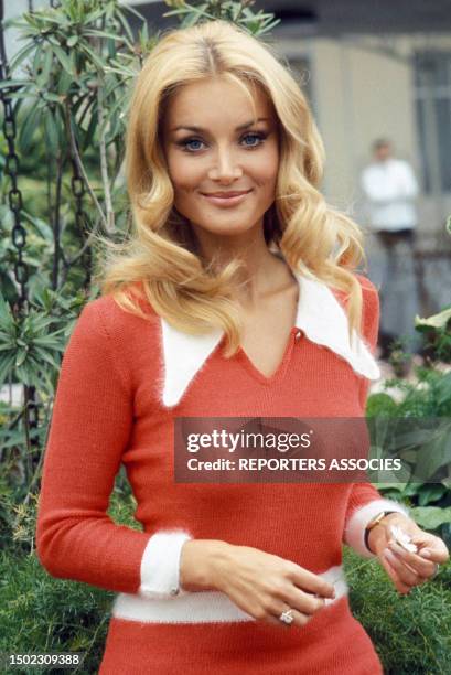 Actrice Barbara Bouchet, circa 1960, à Paris, France.