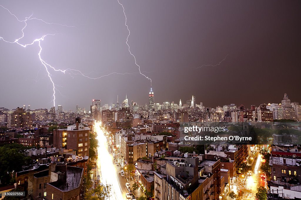 Lightning strike