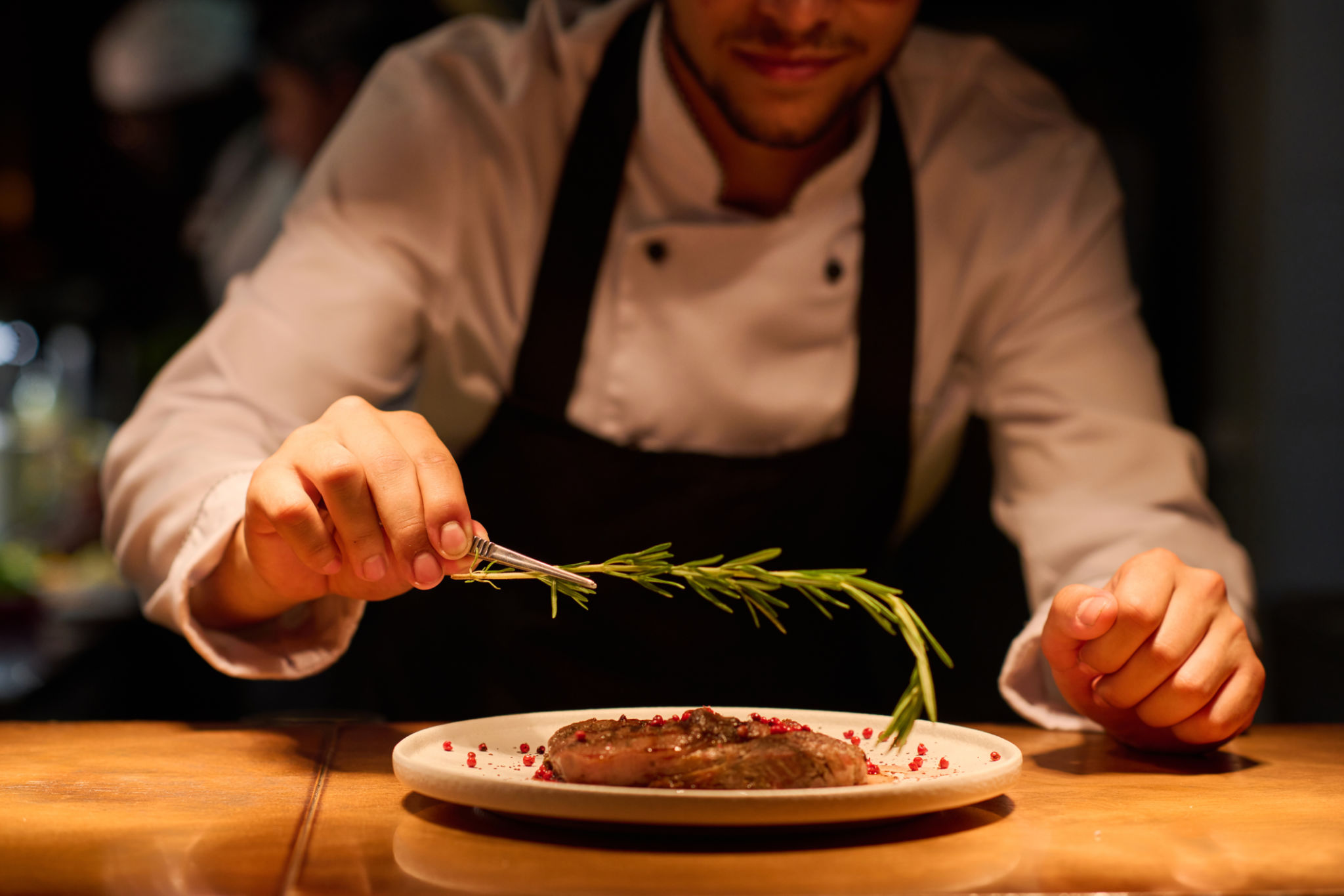private chef cooking