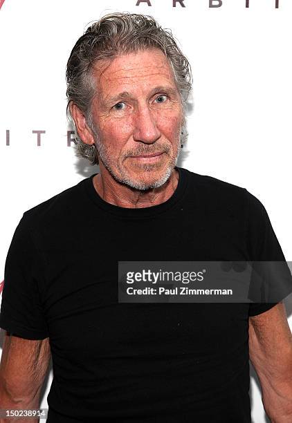 Roger Waters attends "Arbitrage" screening at UA East Hampton Theater on August 12, 2012 in East Hampton, New York.