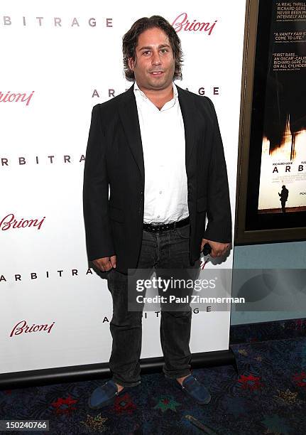 Mike Heller attends "Arbitrage" screening at UA East Hampton Theater on August 12, 2012 in East Hampton, New York.