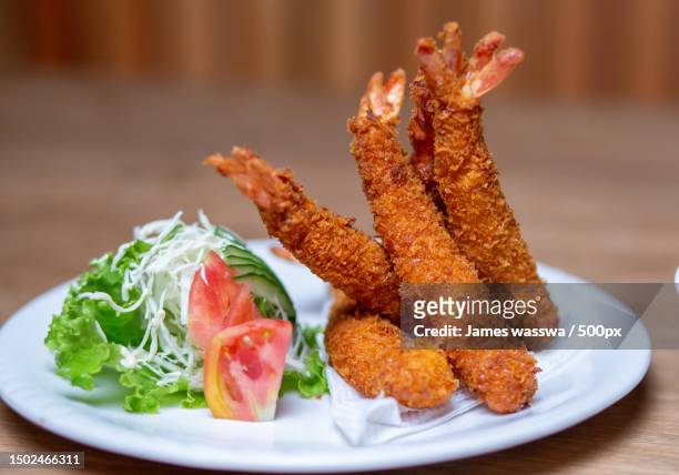 close-up of food in plate on table,uganda - deep fried bildbanksfoton och bilder