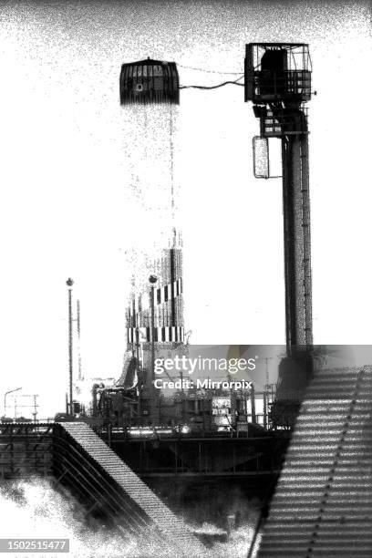 The Blue Streak F11 is tested at the Spadeadam rocket site beside Gilsland on the Northumberland - Cumberland border. Blue Streak was Britain's part...