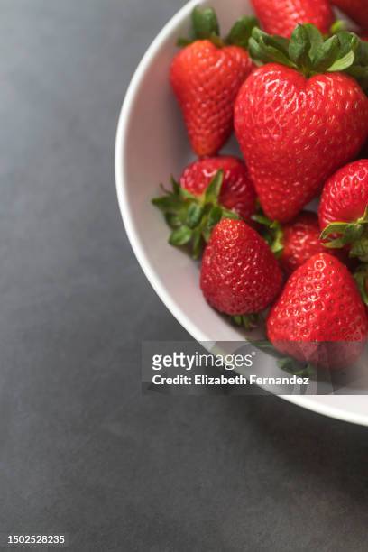 strawberries - vegetarian food pyramid stock pictures, royalty-free photos & images