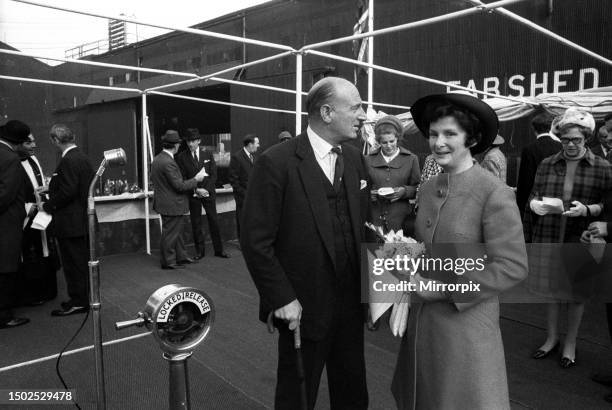 The launch of the Stolt Lion tanker at Hebburn on the 16th October, 1970. It was completed by Swan Hunter at the SBS Ltd, Hebburn yard by July 1971....