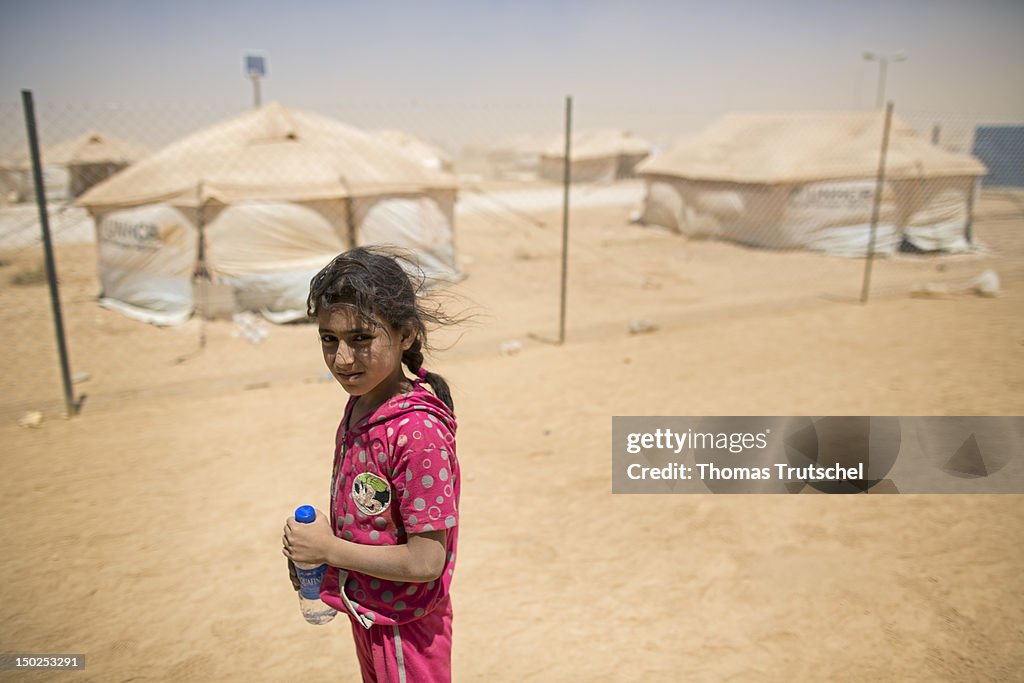 UNHCR Camp Zaatari For Syrian Refugees