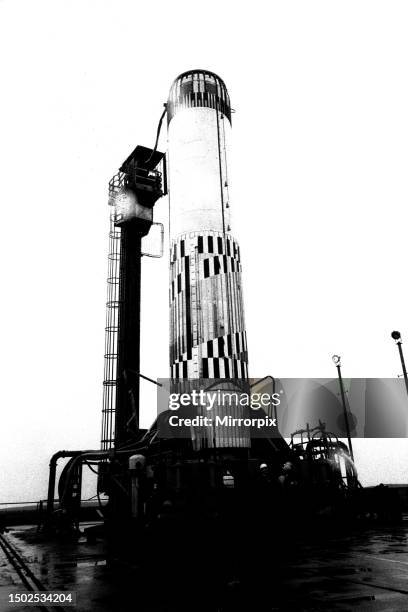 The Blue Streak F11 is tested at the Spadeadam rocket site beside Gilsland on the Northumberland - Cumberland border. Blue Streak was Britain's part...