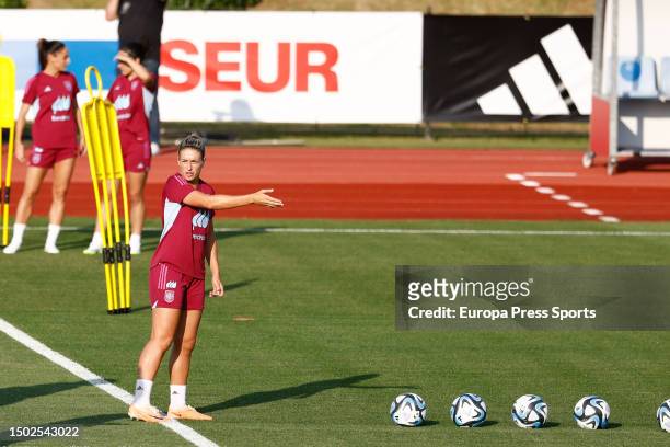 Alexia Putellas during the Spain Women Team training day at Ciudad del Futbol on June 26 in Las Rozas, Madrid, Spain.