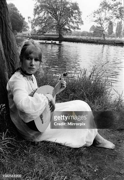 Helen Mirrren practices on the bank of the Avon at Stratford Wark for her role in Hamlet at the Royal Shakespeare Theatre, where she is expected to...