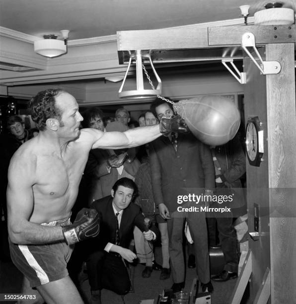 Someone will be on the receiving end from a Henry Cooper punch, and like it, as the BBC early morning programme Morning Show will explain to...