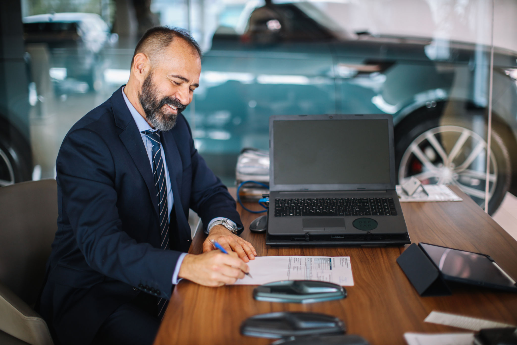 car sale paperwork