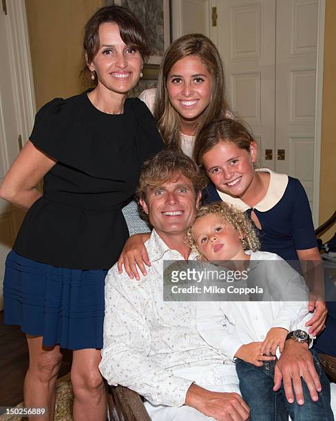 Best Buddies International Founder and Chairman Anthony Shriver with wife Alina Shriver and children Eunice Shriver, Carolina Shriver and Joey...